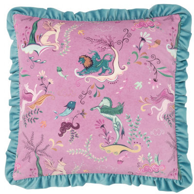 Furn. Athena Printed Velvet Cushion Cover - image 1