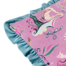 Furn. Athena Printed Velvet Cushion Cover - thumbnail 4