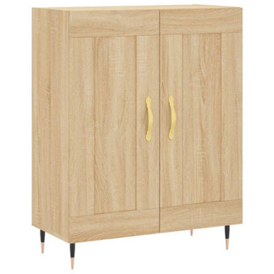 Berkfield Classic Sideboard Sonoma Oak 69.5X34X90 Cm Engineered Wood - image 1