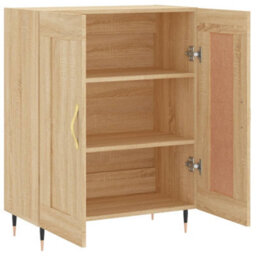 Berkfield Classic Sideboard Sonoma Oak 69.5X34X90 Cm Engineered Wood - thumbnail 6