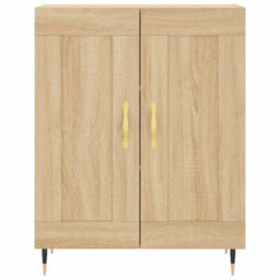 Berkfield Classic Sideboard Sonoma Oak 69.5X34X90 Cm Engineered Wood - thumbnail 5