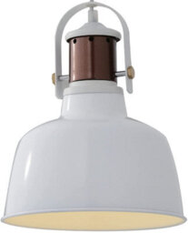 CGC Lighting Cgc White Metal Dome Pendant Ceiling Kitchen Island Light - thumbnail 1