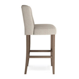 2X Beige Bar Stools Bar Chairs Kitchen Breakfast Dining Stools Island High Chair - thumbnail 4