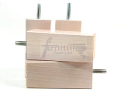 L&F 4X Replacement Furniture Legs Solid Wood 110mm High Sofas Chairs Settee Cabinets Legs M10 Tsp2055 - thumbnail 4