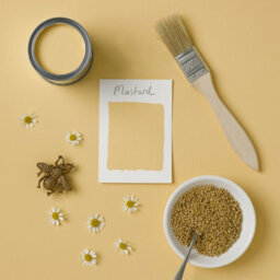 Rust-Oleum Mustard Matt Bathroom Wood & Cabinet Paint 750Ml - thumbnail 4