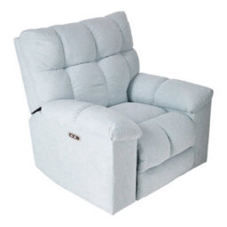 Darphe Electric Recliner Swivel Chair With Charging Port And Footrest - thumbnail 2