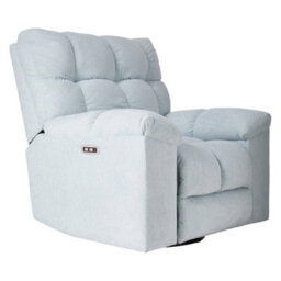 Darphe Electric Recliner Swivel Chair With Charging Port And Footrest - thumbnail 5