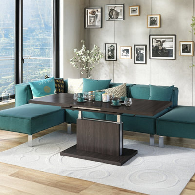 Heze Furniture Astrid 70 - 2 In 1 Extending Coffee / Dining Table - Wenge - image 1