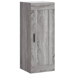 Berkfield Highboard Grey Sonoma 34.5X34X180 Cm Engineered Wood - thumbnail 8