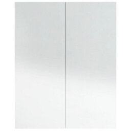 Berkfield Bathroom Mirror Cabinet 60X15X75 Cm Mdf Shining White - thumbnail 5