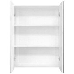 Berkfield Bathroom Mirror Cabinet 60X15X75 Cm Mdf Shining White - thumbnail 3
