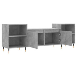 Walplus Tv Cabinet Concrete Grey 160X35X55 Cm Engineered Wood - thumbnail 6