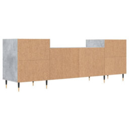 Walplus Tv Cabinet Concrete Grey 160X35X55 Cm Engineered Wood - thumbnail 8