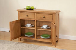 Buttercup Farm Shrewsbury 2 Door Sideboard - L35 X W96 X H77 Cm - Oak - thumbnail 5