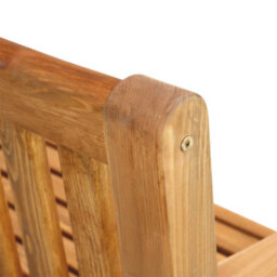 Package:  Lara Bench 3 Seater Bench And Dark Grey Seat Pad By Zest Outdoor Living - thumbnail 5