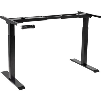 Loops Ergonomic Electric Height Adjustable Desk Frame In Black For A Healthy Work Environment - image 1