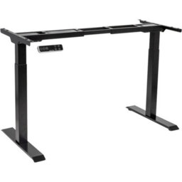 Loops Ergonomic Electric Height Adjustable Desk Frame In Black For A Healthy Work Environment