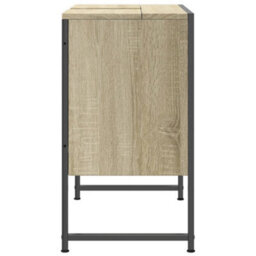 Berkfield Bathroom Sink Cabinet Sonoma Oak 60X33X60 Cm Engineered Wood - thumbnail 7