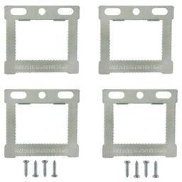 Sisi UK 10 Pack Square Sawtooth Cwh1 Picture Frame Hangers With Screws For Canvas Floater Frames And Wall Art Hanging - thumbnail 1