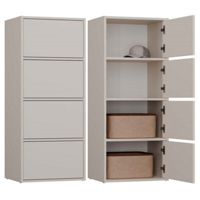 Storage Cabinet Topeshop Alma Cashmere 4 Door 50 X 119 X 40 Cm - image 1