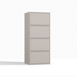 Storage Cabinet Topeshop Alma Cashmere 4 Door 50 X 119 X 40 Cm - thumbnail 4