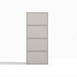 Storage Cabinet Topeshop Alma Cashmere 4 Door 50 X 119 X 40 Cm - thumbnail 3