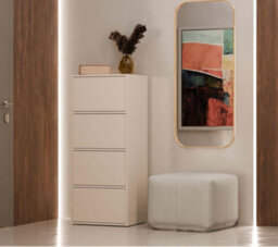 Storage Cabinet Topeshop Alma Cashmere 4 Door 50 X 119 X 40 Cm - thumbnail 6