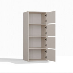 Storage Cabinet Topeshop Alma Cashmere 4 Door 50 X 119 X 40 Cm - thumbnail 5
