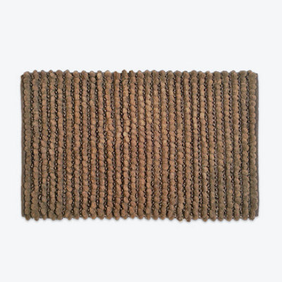 Allure Bath Fashions Sparkle Chunky Bobble Non Slip Bath Mat - Mocha - image 1