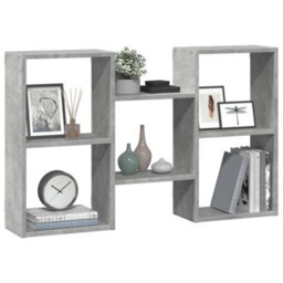 Berkfield Wall Shelf Concrete Grey 96X18X60 Cm Engineered Wood - thumbnail 3