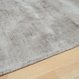 Brown Viscose Easy To Clean Plain Handmade , Luxurious , Modern Rug For Living Room, Bedroom - 66 X 240 (Runner) - thumbnail 3