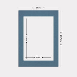 Ak Frames A4 Pompadour Picture Mounts To Fit 9X6 Aperture Size - Mount Board Only (No Frame Included) - thumbnail 3
