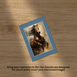 Ak Frames A4 Pompadour Picture Mounts To Fit 9X6 Aperture Size - Mount Board Only (No Frame Included) - thumbnail 5