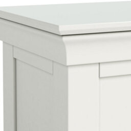 Colette White Ottoman Blanket Box - Fully Assembled By Roseland Furniture - thumbnail 6