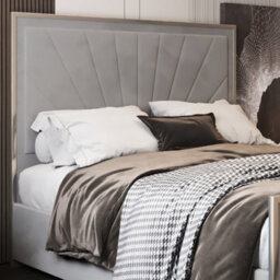 Naptime Upholstered Soft Velvet Metal Designer Bed Frame - thumbnail 3