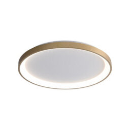 Luminosa Lighting Luminosa Raden 48Cm Led Semi Flush Ceiling Light Gold 3000/4000/6000K