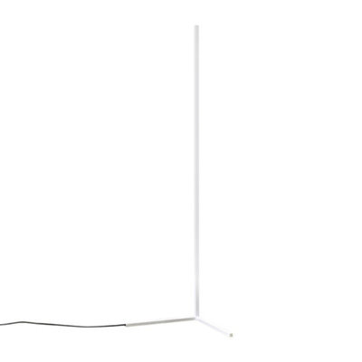 Valuelights Triton Modern 25W Led Tri-Bar White Corner Floor Lamp Warm White - image 1