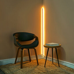 Valuelights Triton Modern 25W Led Tri-Bar White Corner Floor Lamp Warm White - thumbnail 3