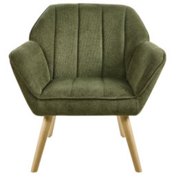 Beliani  Armchair Torud Fabric Green - thumbnail 4