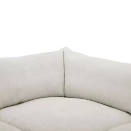 Xample Aiden And Ivy Holley Beige Fabric Modular Sofa 5 Piece Reversible Cushions Feather Filled Configurable Corner Sofa - thumbnail 3