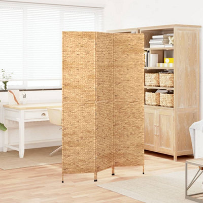 Vidaxl Room Divider 3-Panel 122X180 Cm Water Hyacinth - image 1