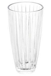Orsina Delicate Clear Crystal Vase,tall Fluted Flower Display,large Glass Vase,distictive Decorative Floral Vessel - thumbnail 2