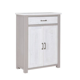 Baumhaus Greystone - Shoe Storage Cupboard With Drawer - thumbnail 6
