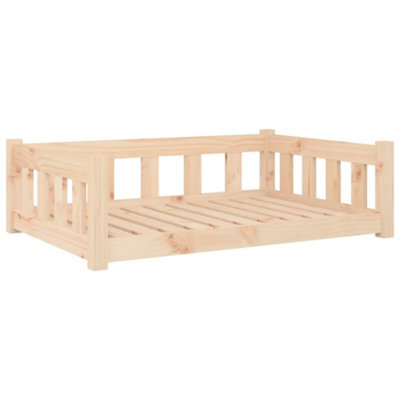 Vidaxl Dog Bed 95.5X65.5X28 Cm Solid Wood Pine - image 1