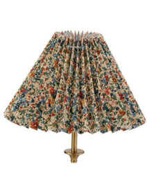 Lighting Supermarket Florence Rechargeable Antique Table Lamp With Floral Pleated Coolie - thumbnail 3