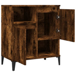 Berkfield Sideboard Smoked Oak 60X35X70 Cm Engineered Wood - thumbnail 6