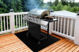 RugsX Triumph 990 Protective Grill Mat For Terrace, Outdoor - Black  150X200 Cm - thumbnail 3