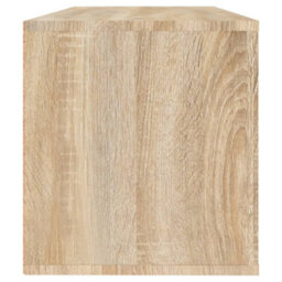 Berkfield Wall Shoe Cabinet Sonoma Oak 100X35X38 Cm Engineered Wood - thumbnail 6