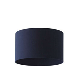 Valuelights Reni Navy Fabric Drum Ceiling Lamp Shade (D)25Cm - thumbnail 7