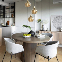 Luminosa Lighting Luminosa Callisto Cluster Pendant Ceiling Light Black, Gold Amber Glass Shade 3X E27 - thumbnail 4